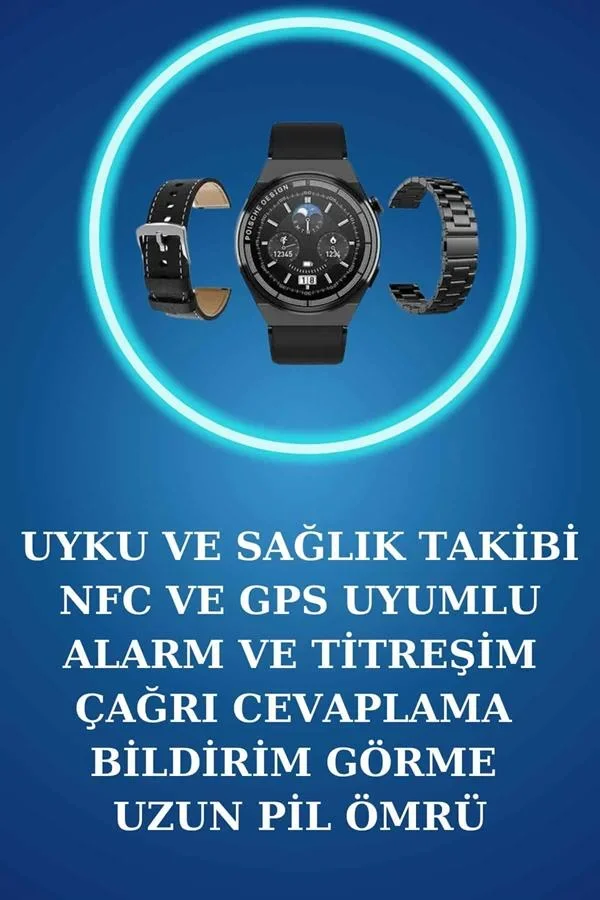Akıllı Saat ve Kulaklık Seti Bildirim Görme Arama Cevaplama ANC Özelliği görsel 5