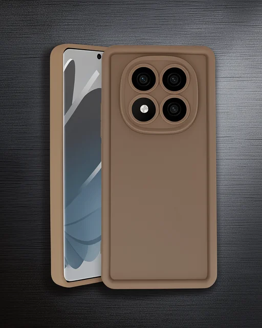 Xiaomi Redmi Note 14 Pro 4g Kılıf Viera Silikon - Kahverengi
