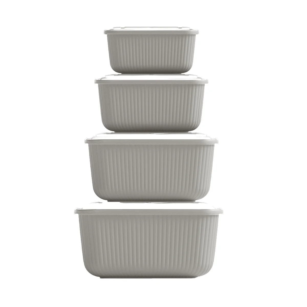Sızdırmaz Dikdörtgen Saklama Kabı Seti (600/1100/1800/3000 ml) görsel 5
