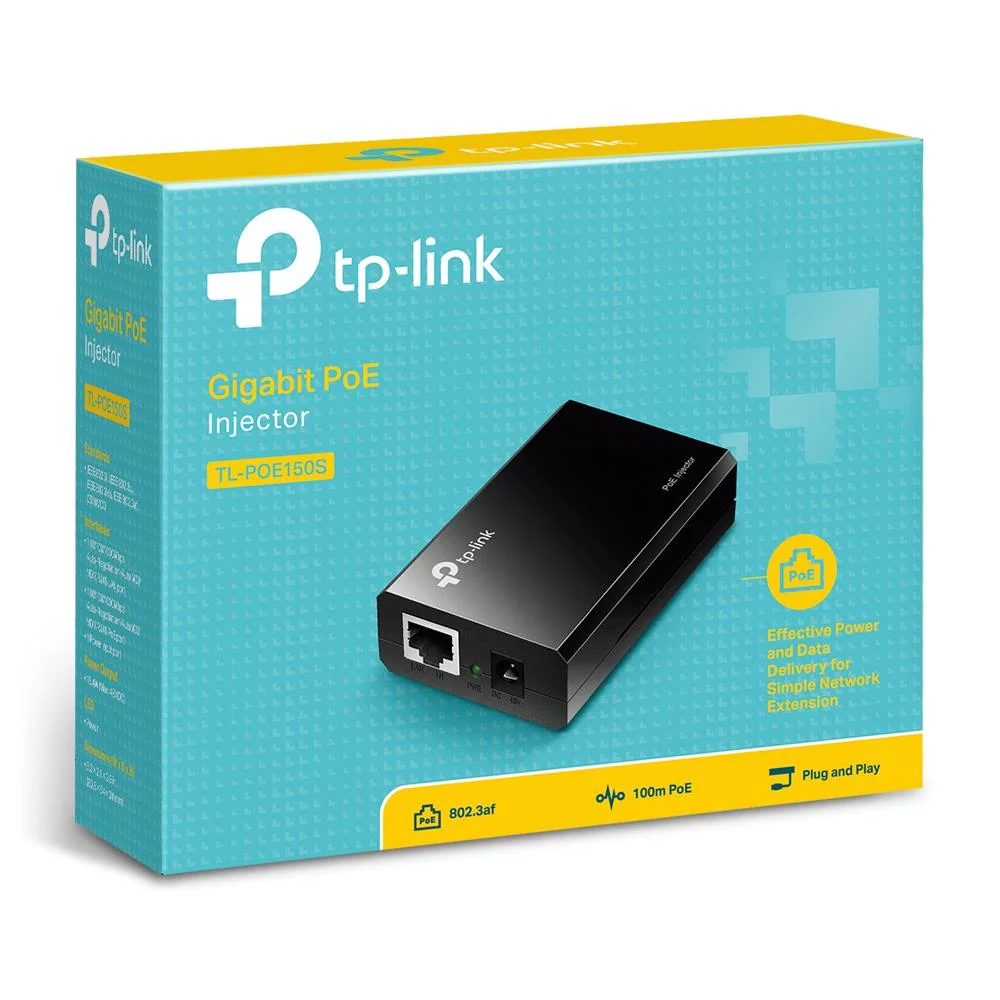Omada TL-POE150S 48VOLT 15.4WATT Gıgabıt Port Poe Adaptör