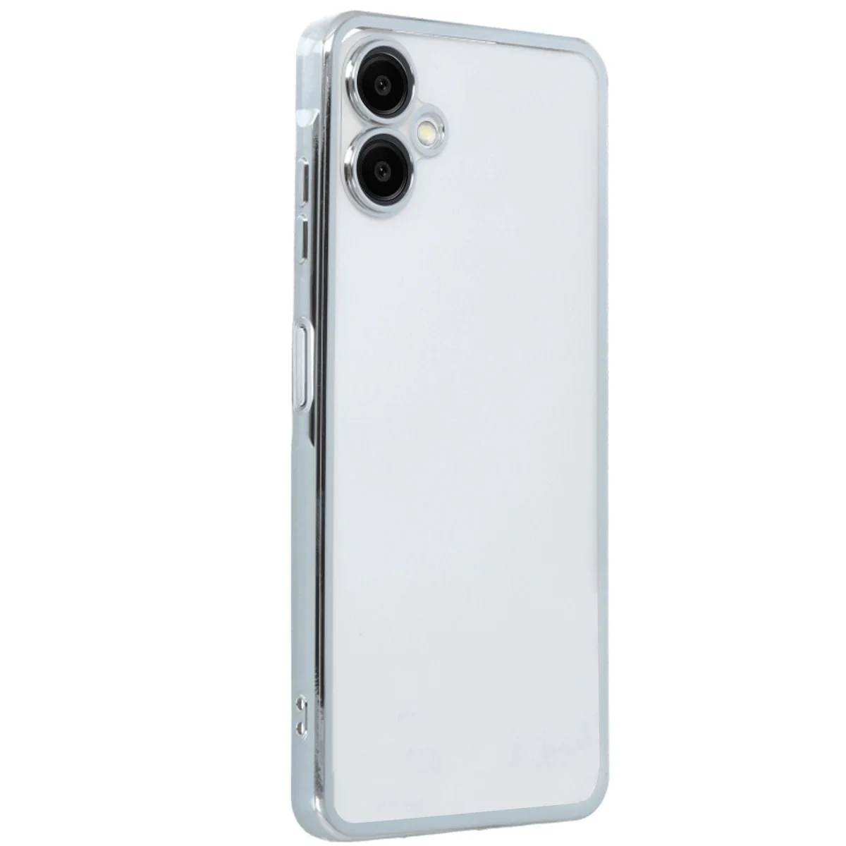 Samsung Galaxy A06 Kılıf Razer Lensli Silikon - Gümüş