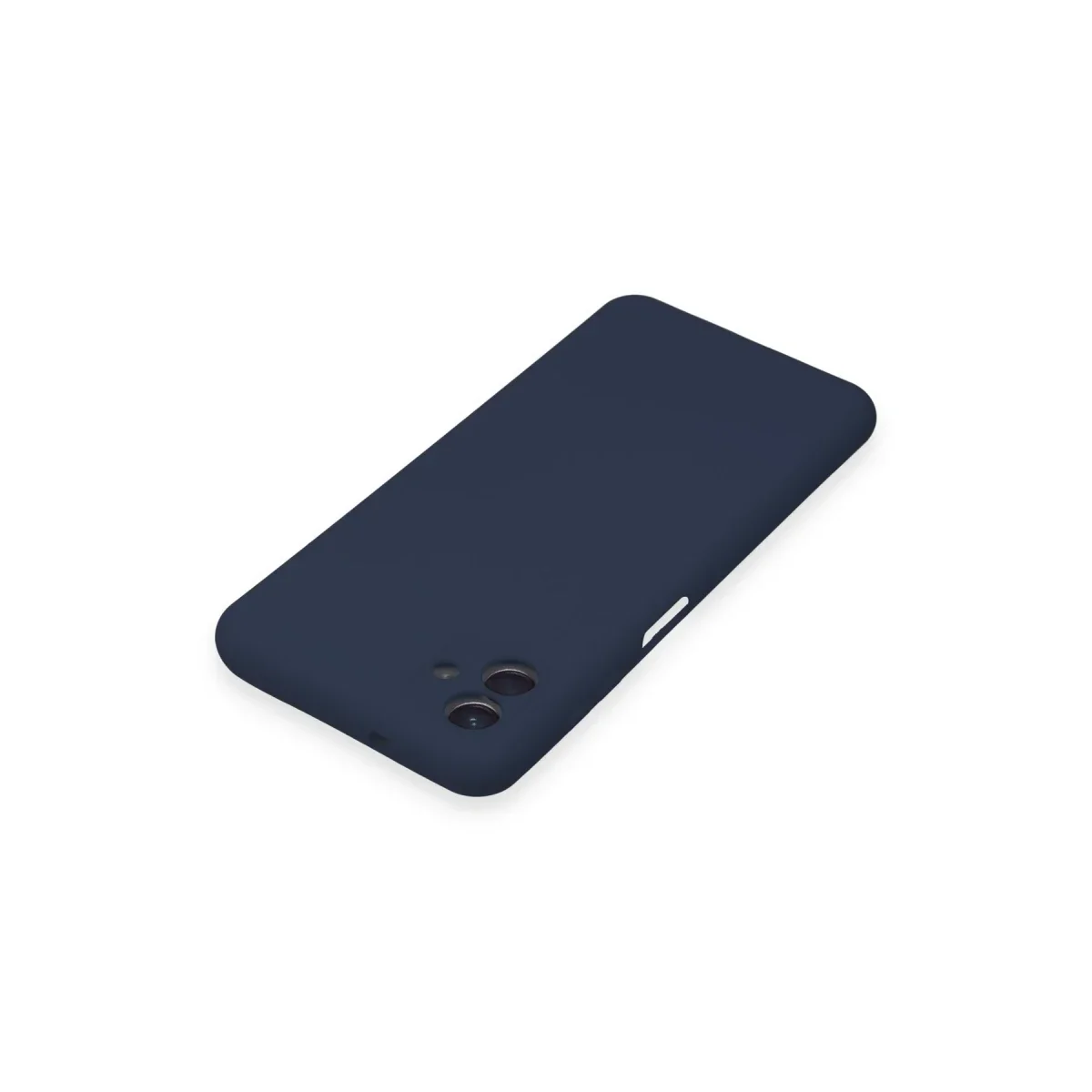 Samsung Galaxy A04E Kılıf Nano içi Kadife Silikon - Lacivert görsel 4