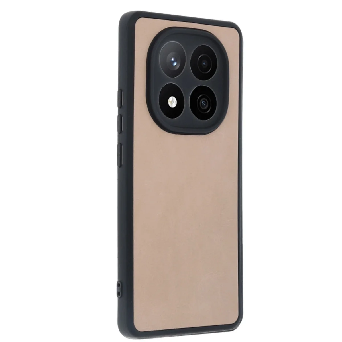 Xiaomi Redmi Note 14 Pro 4g Kılıf Aras Deri Kapak - Pudra görsel 2