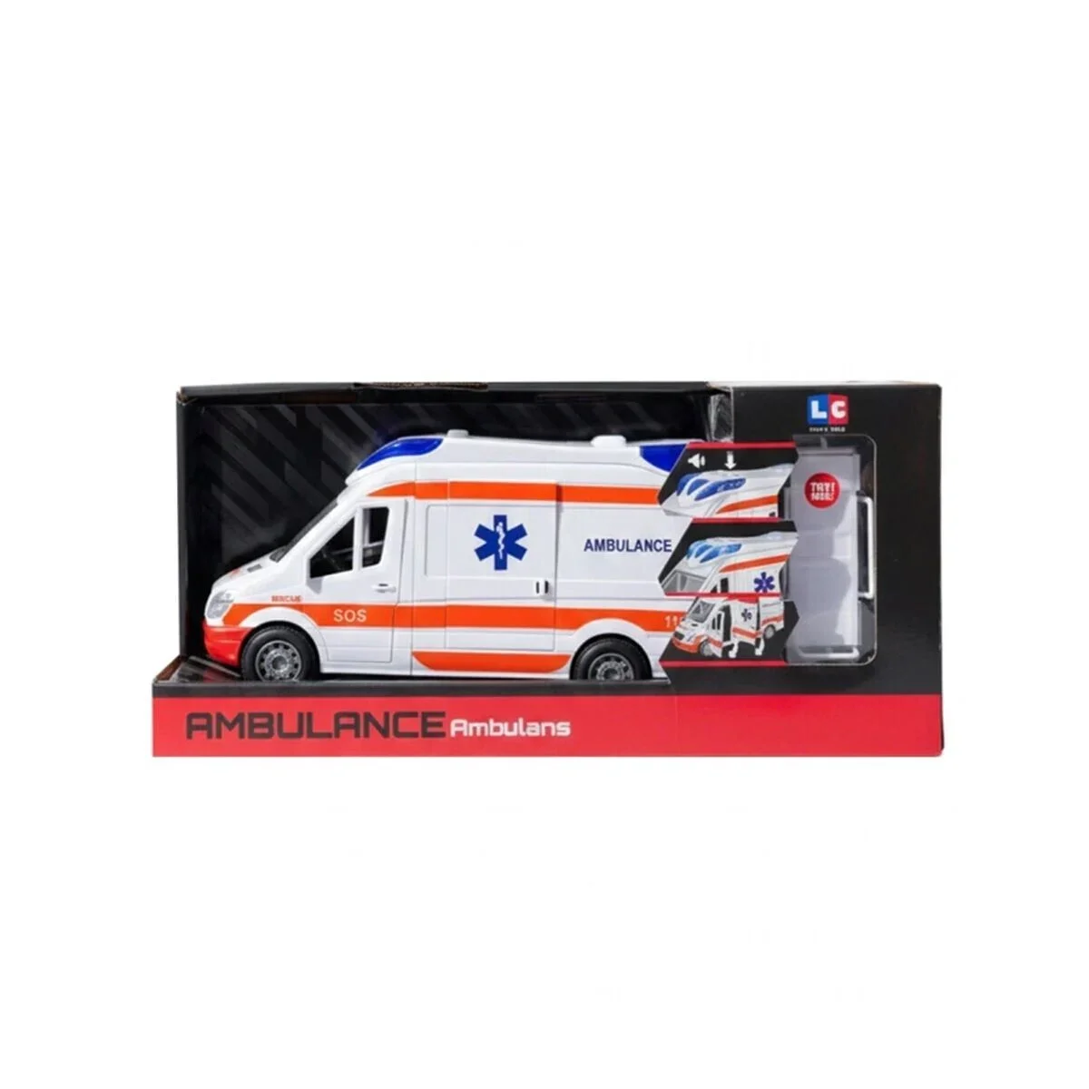 LC-31358 Lets Drive Sesli ve Işıklı Ambulans görsel 5