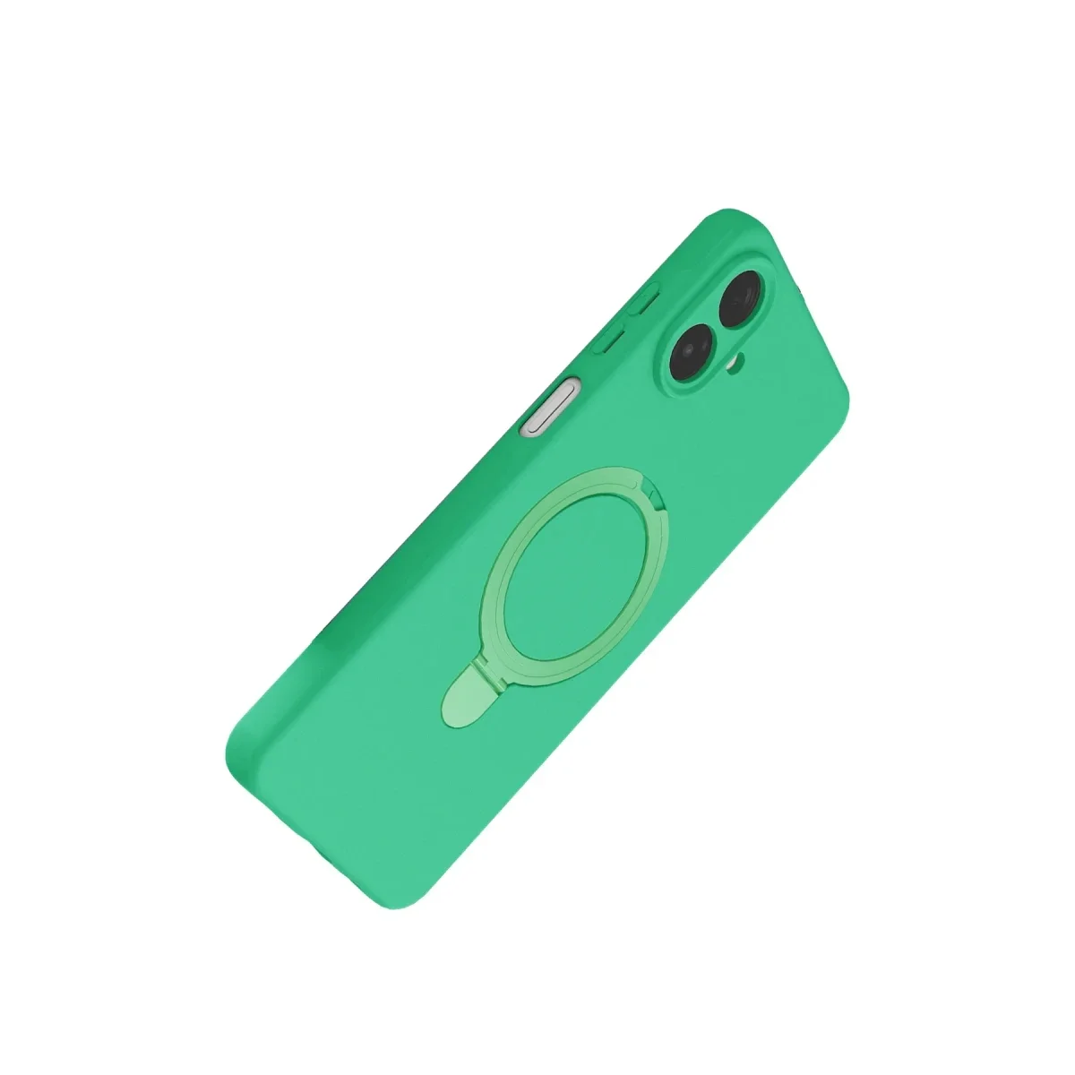 Samsung Galaxy A07 4G Regal Magsafe Standlı Kapak - Yeşil görsel 3