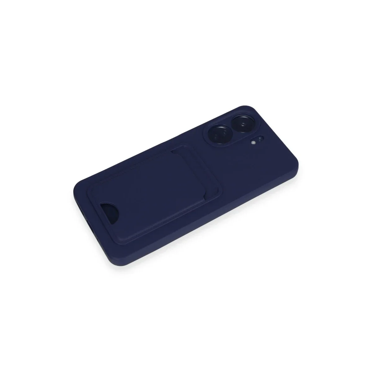 Xiaomi Redmi 13C Kılıf Kelvin Kartvizitli Silikon - Lacivert görsel 4