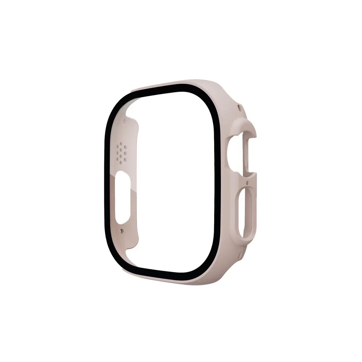 Apple Watch Ultra 49mm Desert Camlı Kasa Ekran Koruyucu - Metalik Gold görsel 2