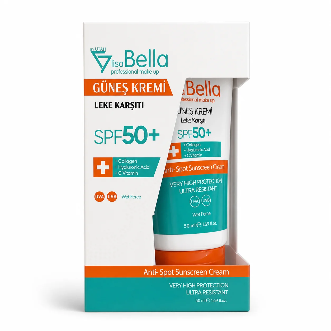 Lisa Bella Leke Karşıtı Güneş Kremi SPF 50+ 50 ml