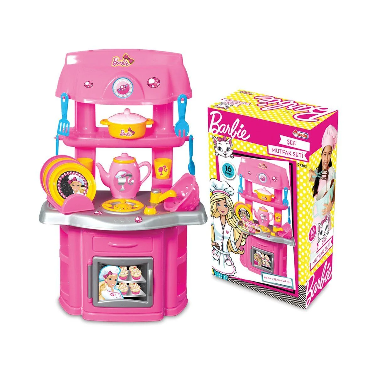 01503 Barbie Şef Mutfak Set