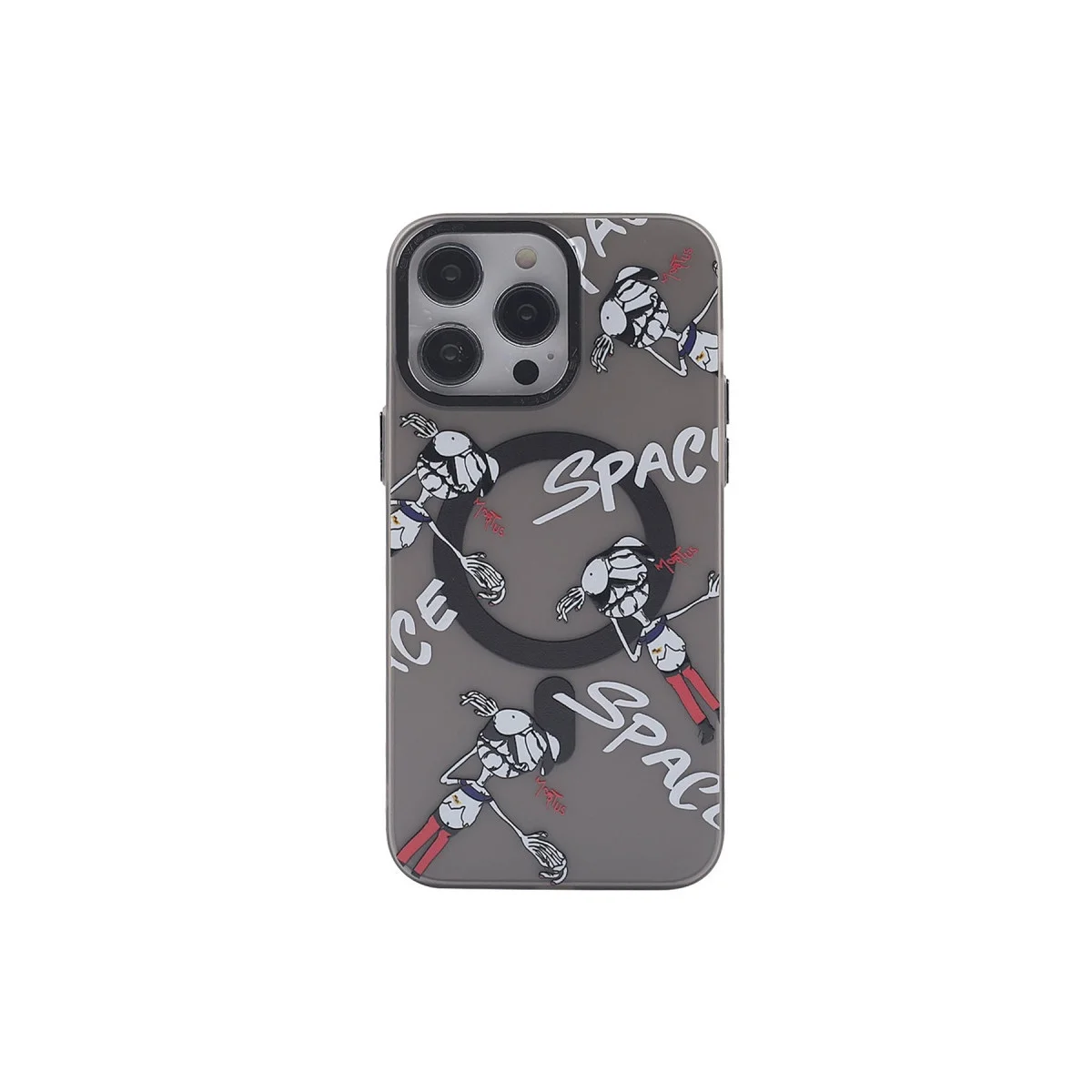 Apple İphone 13 Pro Kılıf Apollo Magneticsafe Desenli Kapak - Apollo Siyah - 3 görsel 3
