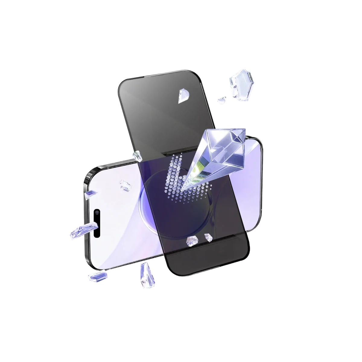 Apple iPhone 16 Pro Max Bilvis 5in1 5D Magic Hayalet Cam Ekran Koruyucu - Siyah görsel 4