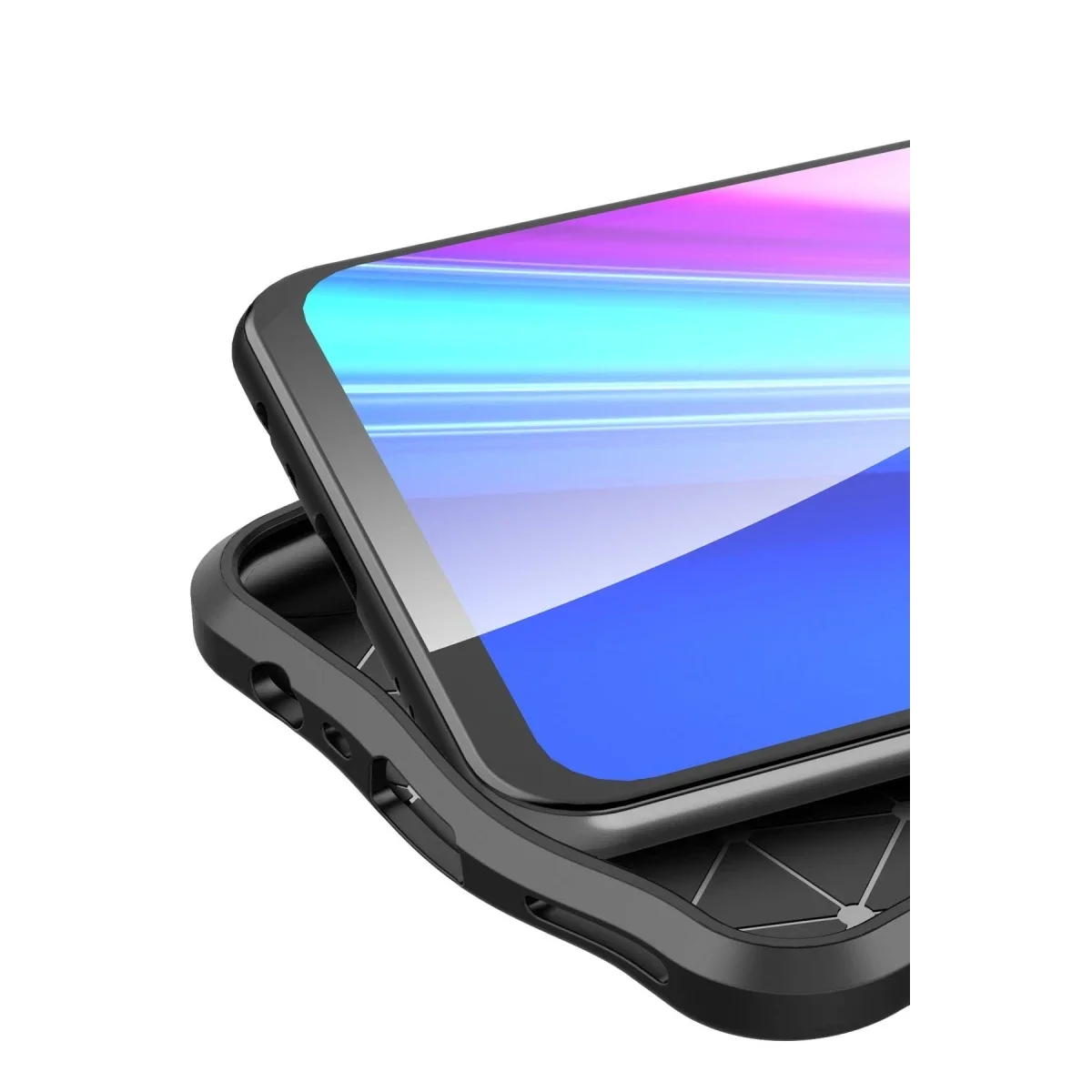 Realme 7 Kılıf Auto Focus Kapak - Lacivert görsel 3