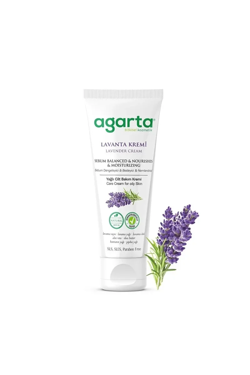 Gündüz İçin Doğal Yüz Bakım Kremi 75ml - Lavanta