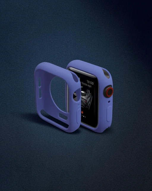 Apple Watch 38mm Silikon Alt Kasa - Mavi