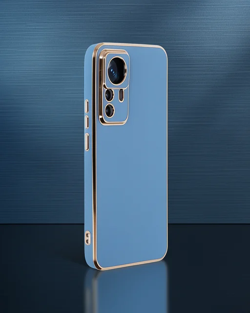 Xiaomi Mi 12t Pro Kılıf Volet Silikon - Mavi