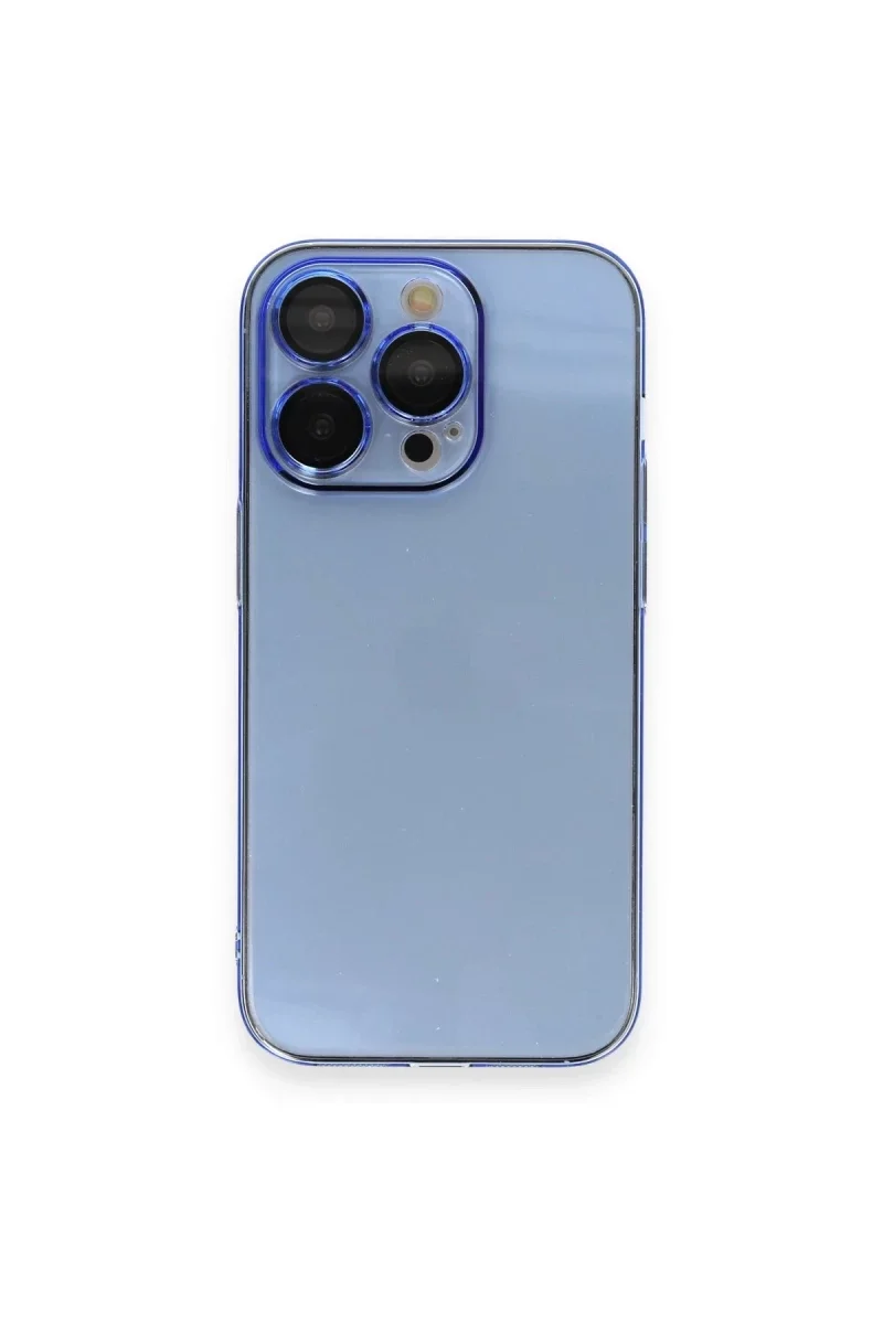 Apple iPhone 14 Pro Kılıf Armada Lensli Kapak - Sierra Blue