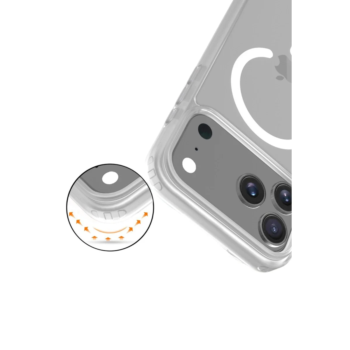Joko Apple İphone 17 Pro Max Jota Magsafe Kapak - Şeffaf görsel 2
