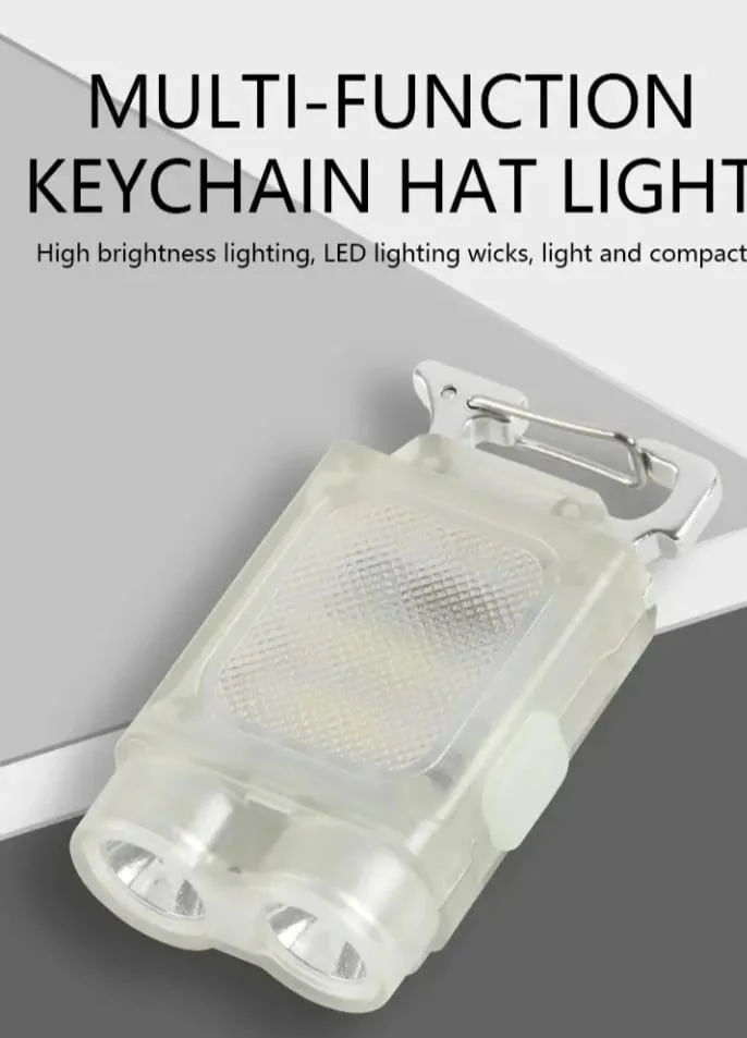 V15 EDC El Feneri 1200LM Anahtarlık Işık Tip-C Şarj Edilebilir Taşınabilir Mini Torch Mıknatıs Klips Ile Kamp Cep Fener görsel 8