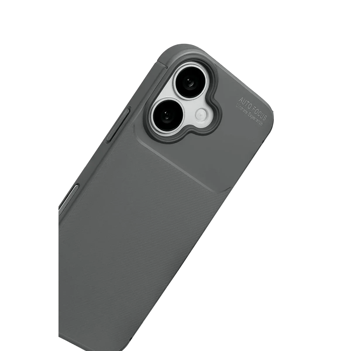 Apple iPhone 17 Auto Focus Karbon Kapak - Gri görsel 2
