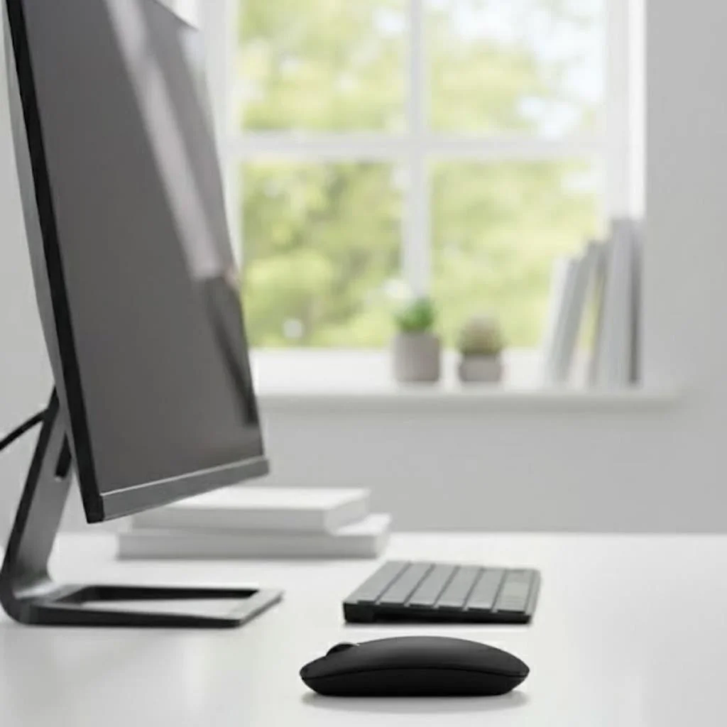 Siyah Renkli Ergonomik Sessiz Kablosuz Mouse – USB Alıcılı, Ofis ve Oyun İçin Konforlu Bilgisayar Faresi MS6310 görsel 3