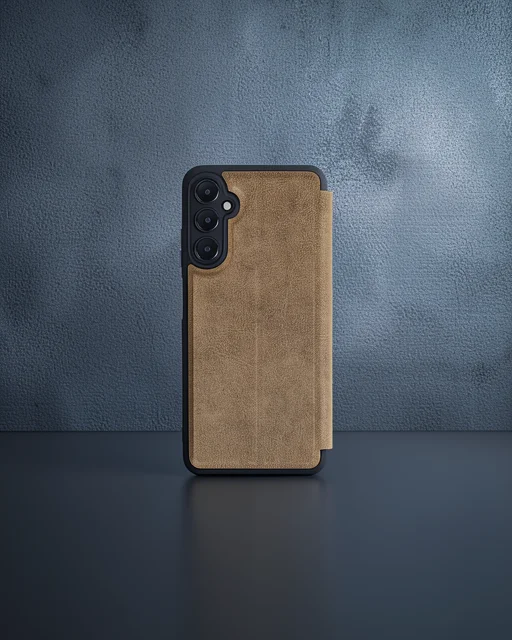 Samsung Galaxy S24 Fe Kılıf Flip Cover - Taba