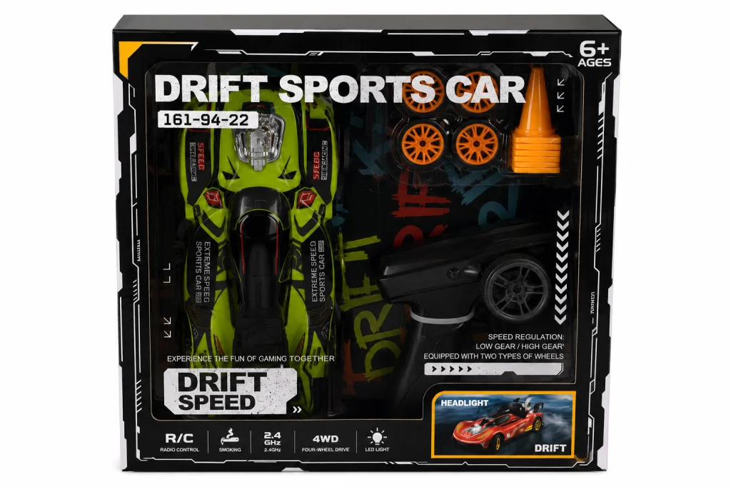 38046 2 4G Kontrol Duman Atan Yüksek Hızlı Yedek Drift Tekerli Araçlar görsel 2