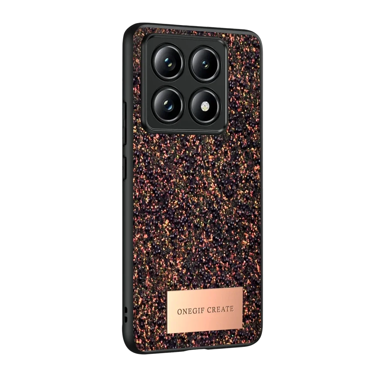 Onegif Xiaomi Mi 14T Pro Bright Simli Kapak - Derin Mor görsel 3