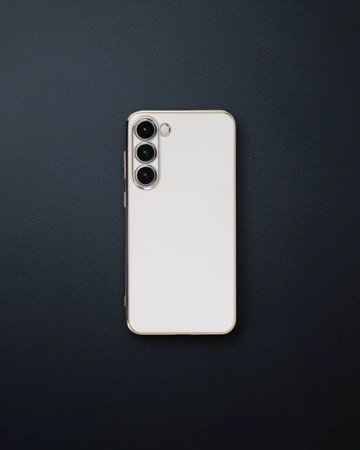 Samsung Galaxy S23 Plus Kılıf Volet Silikon - Beyaz