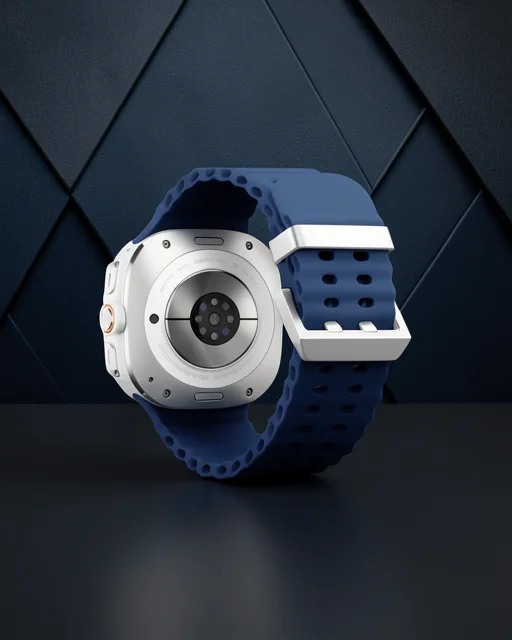 Watch 7 Ultra Kr417 Rug Silikon Kordon - Lacivert
