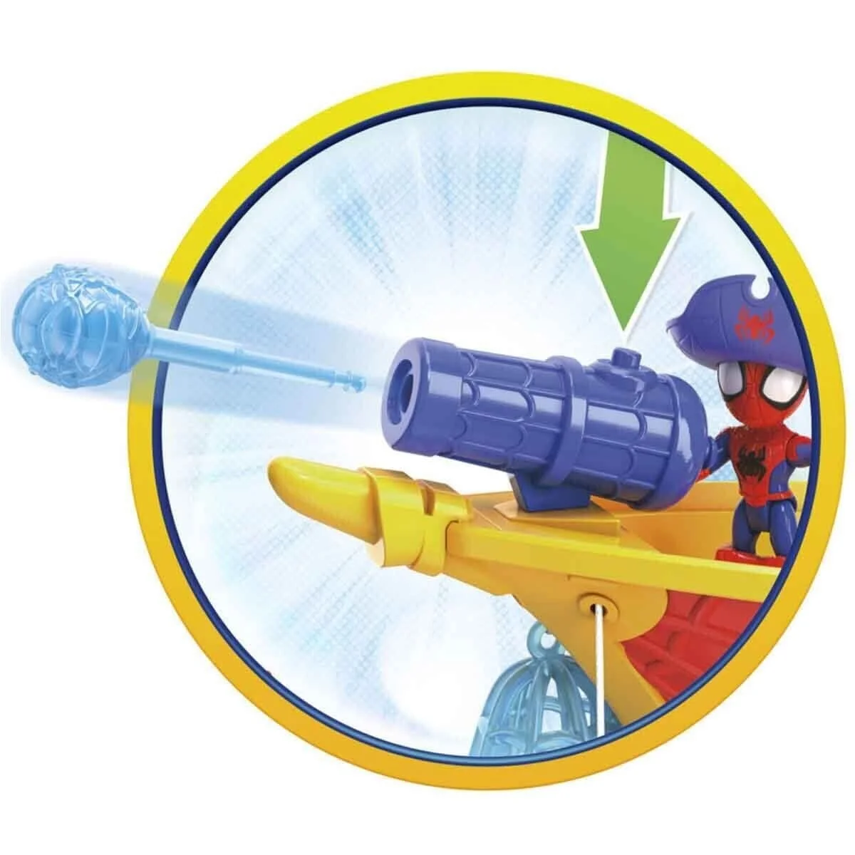 G0666 Spidey ve İnanılmaz Arkadaşları Webs Ahoy Bubble Ship +3 yaş görsel 4