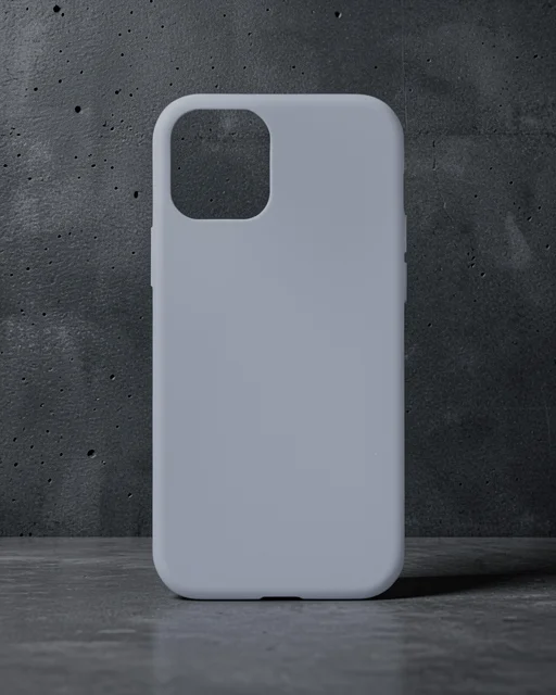 Apple İphone 12 Pro Max Kılıf Nano İçi Kadife Silikon - Gri