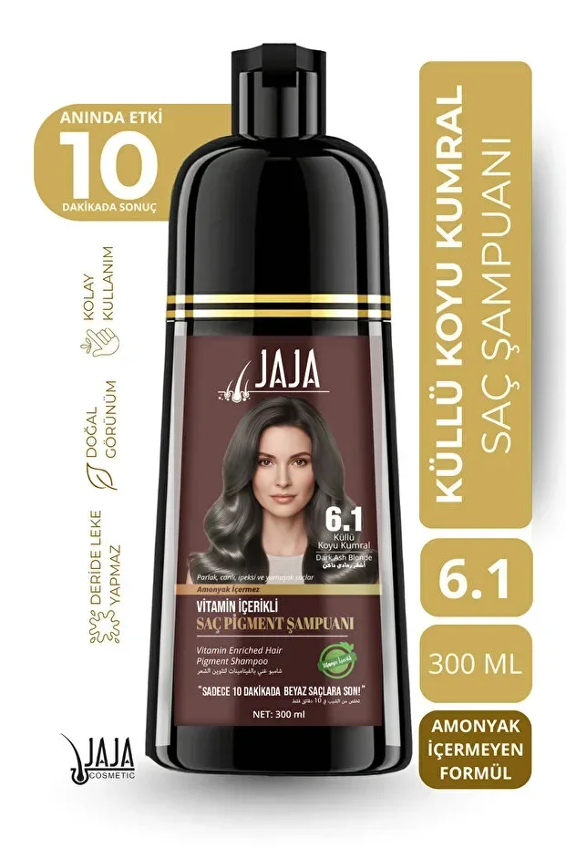 Saç Pigment Şampuanı 300 ML - 6.1 Küllü Koyu Kumral