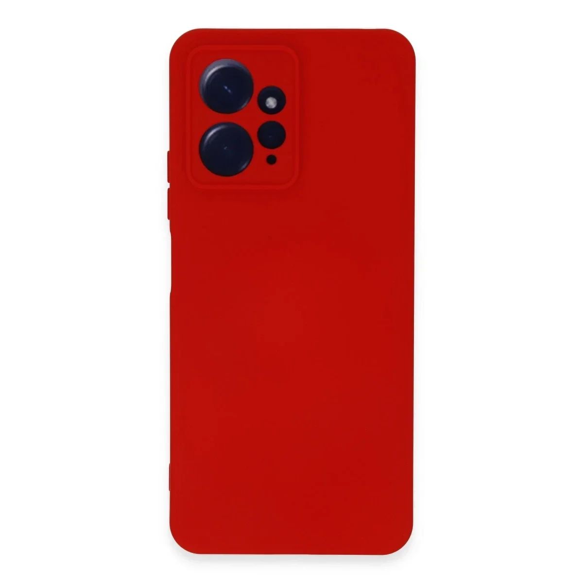 Xiaomi Redmi Note 12 4G Kılıf Nano içi Kadife Silikon - Kırmızı
