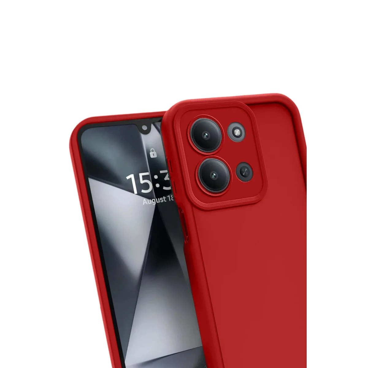Xiaomi Redmi 15c 4g Viera Silikon - Kırmızı görsel 3