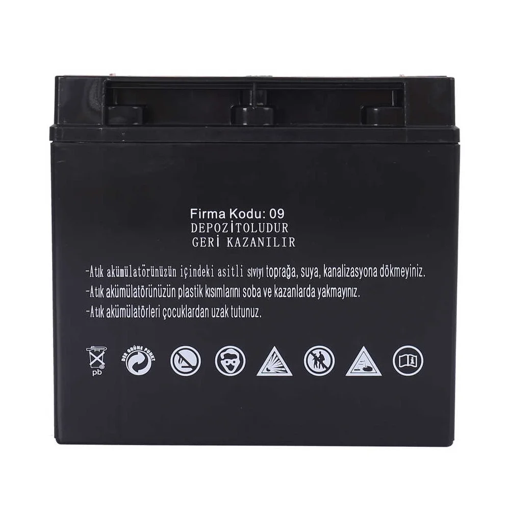 AX12-18 12V 18Ah Akü görsel 3