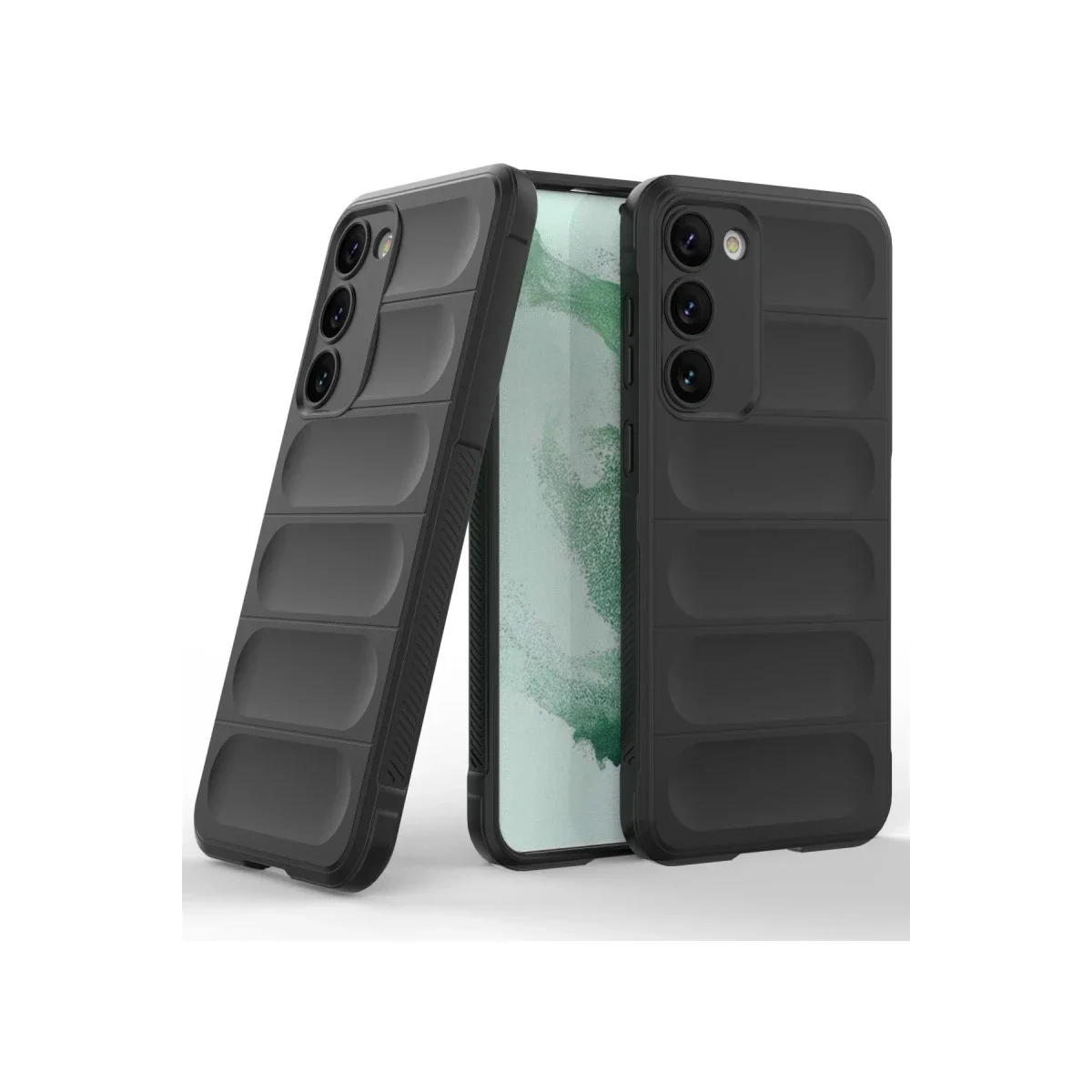 Samsung Galaxy S23 Plus Kılıf Optimum Silikon - Siyah görsel 2