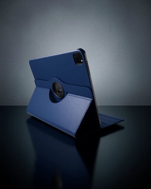 Apple İpad Pro 11 (2020) Kılıf 360 Tablet Deri Kılıf - Lacivert