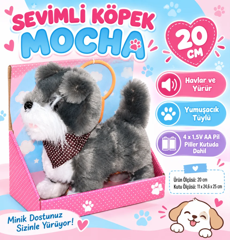 2859 Sevimli Köpek Mocha