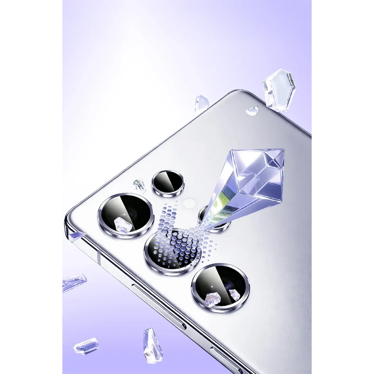 Samsung Galaxy S26 Ultra Bilvis Titan Kamera Lens - Siyah görsel 5
