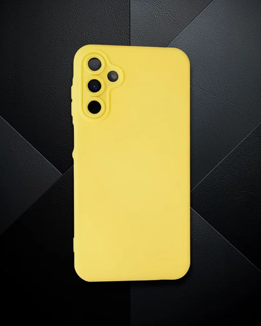 Samsung Galaxy A05s Kılıf Nano İçi Kadife Silikon - Sarı