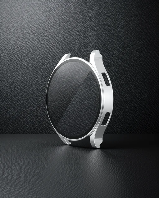 Watch 5 44mm Wall Camlı Kasa Ekran Koruyucu - Gümüş