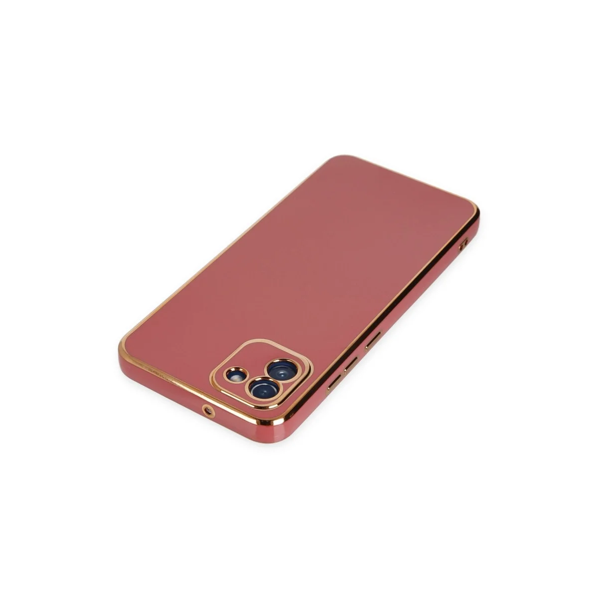 Samsung Galaxy A03 Kılıf Volet Silikon - Kırmızı görsel 4