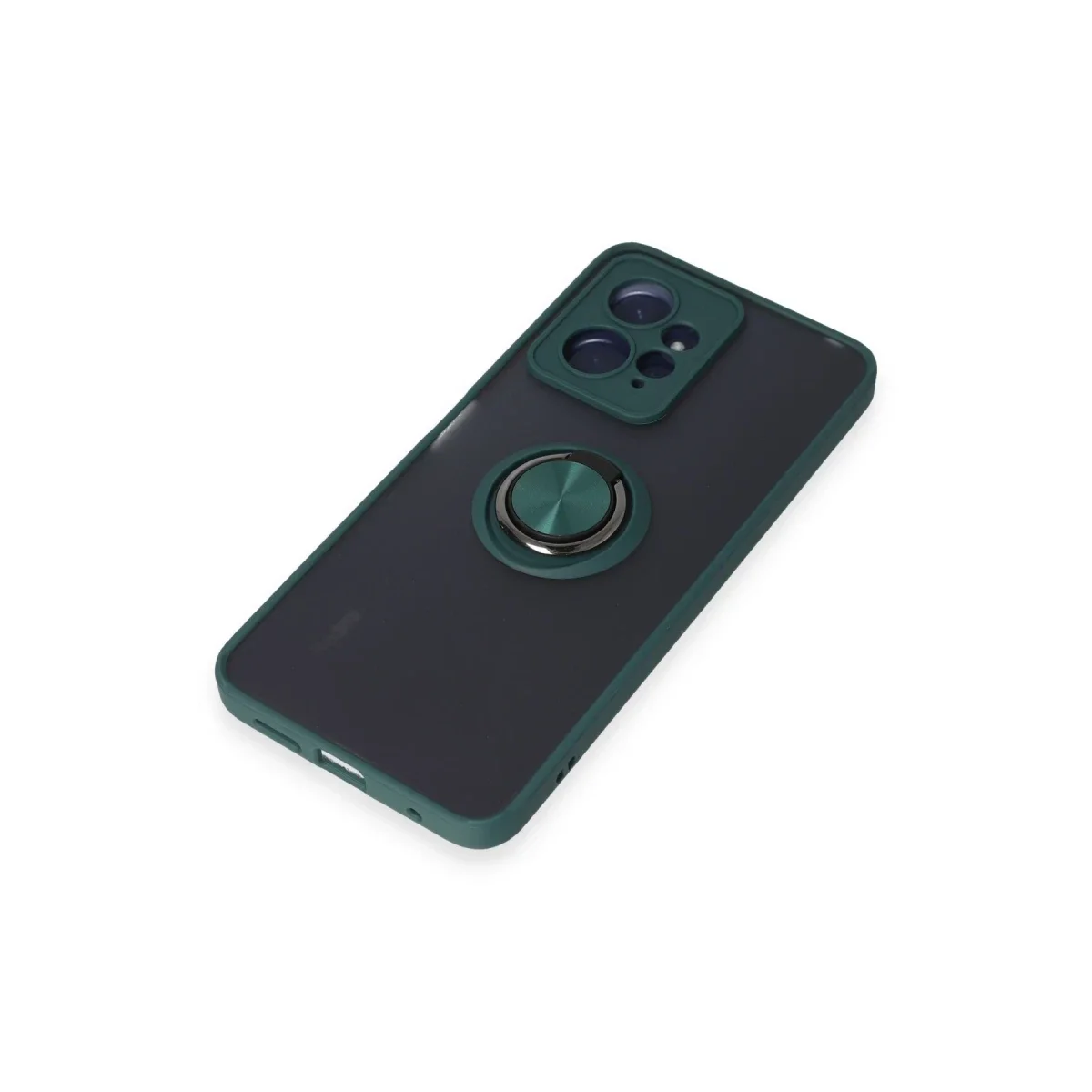 Xiaomi Redmi Note 12 4G Kılıf Montreal Yüzüklü Silikon Kapak - Yeşil görsel 5