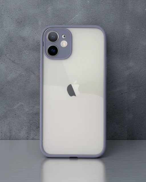 Apple İphone 11 Pro Max Kılıf Montreal Silikon Kapak - Gri