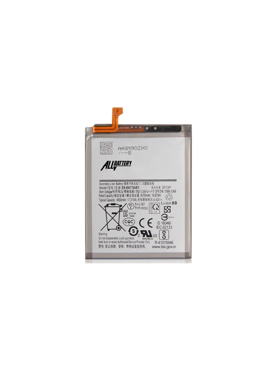 Samsung Note 10 Lite Batarya Pil