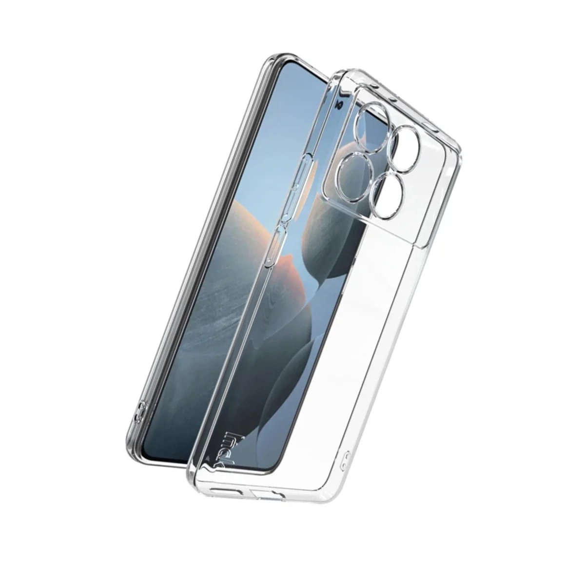 Xiaomi Poco X6 Pro Kılıf Lüx Şeffaf Silikon görsel 2
