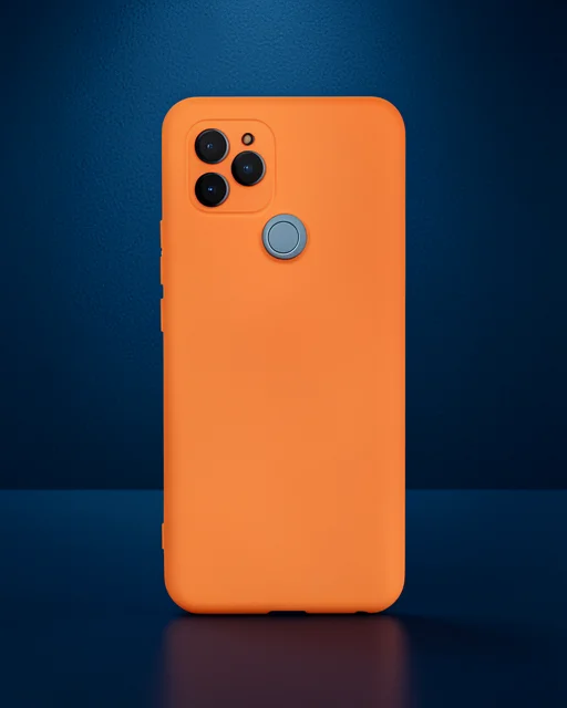 General Mobile Gm 21 Kılıf Nano İçi Kadife Silikon - Turuncu