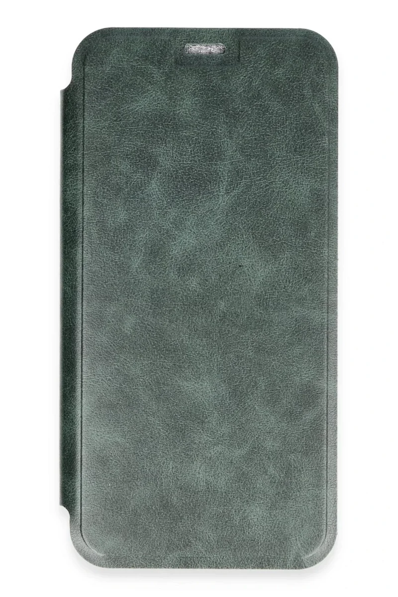 Apple iPhone 16 Plus Kılıf Flip Cover - Koyu Yeşil görsel 2