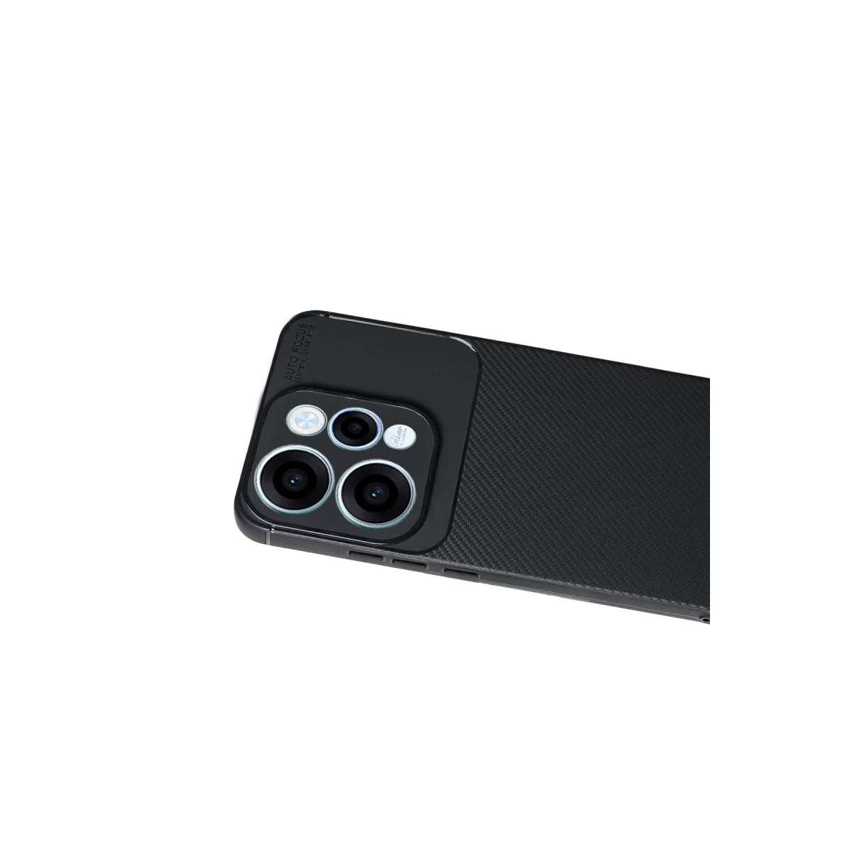 Oppo Reno 15 Auto Focus Karbon Kapak - Siyah görsel 2