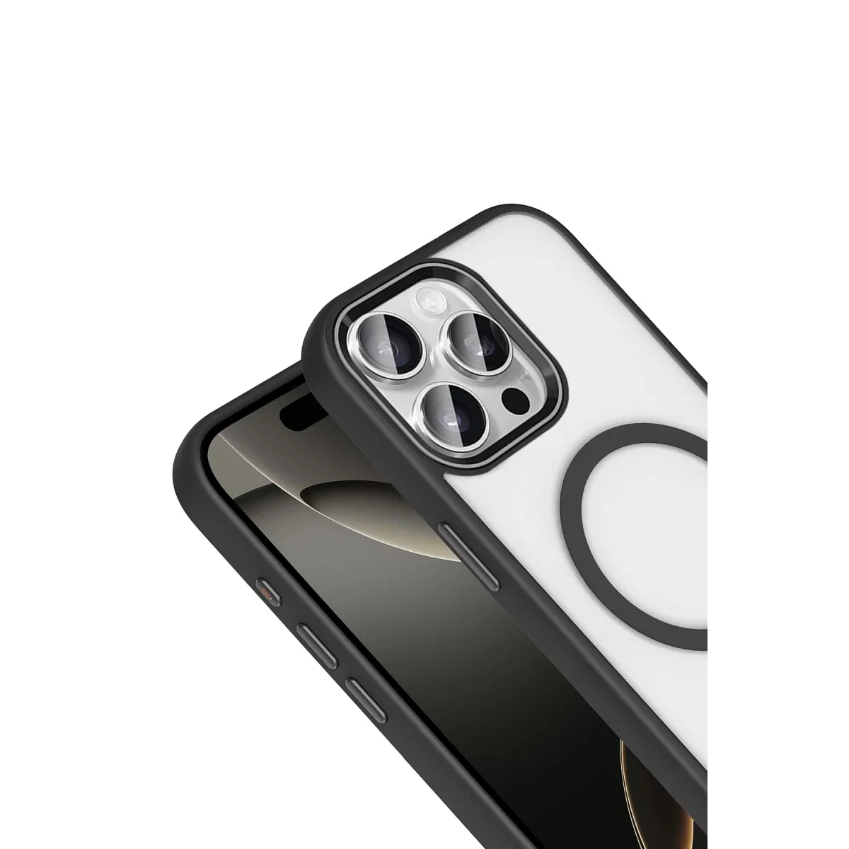 Joko Apple iPhone 15 Pro Max Terea Magsafe Kapak - Siyah görsel 2